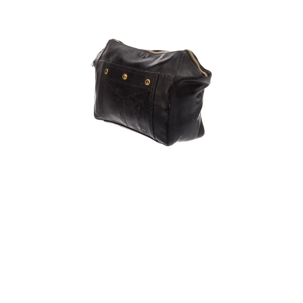 Yves Saint Laurent Pouch Women's Size OS Black Good Patent Leather Zip - Picture 5 of 7